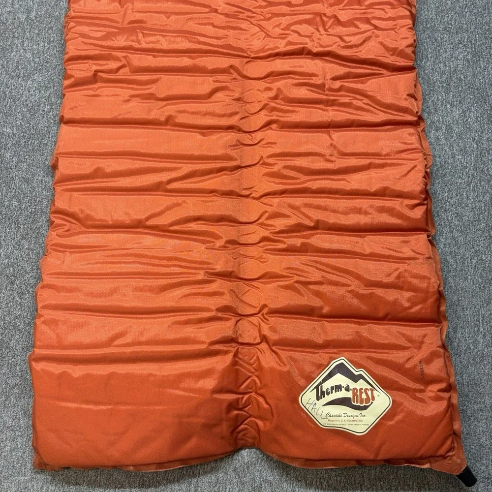 The Original Therm-a-rest Staytek 3/4 Vintage 20x47 Inch Orange Sleeping Pad